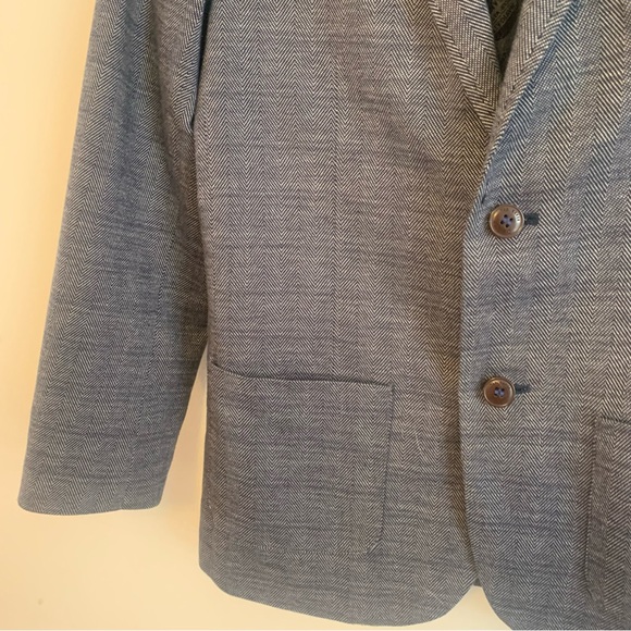 Baker by Ted Baker Anchor Sail Theme Herringbone Blazer Jacket - Picture 4 of 15